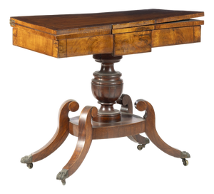 Noble Wood Game Table, 1800s