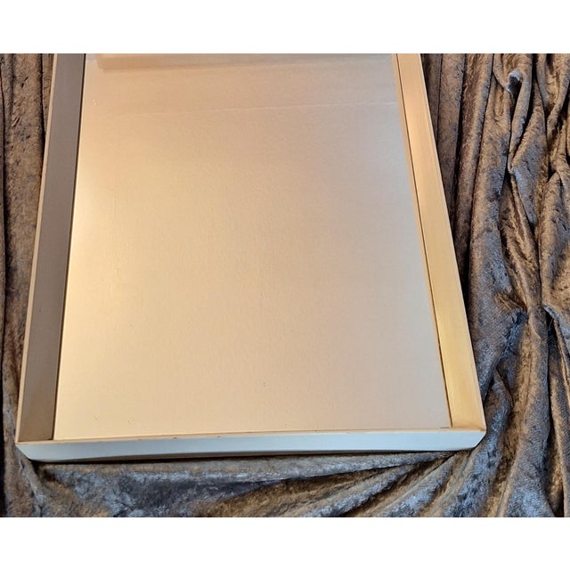 Vintage Slim Rectangular Wall Mirror, 1970s For Sale - Image 4 of 8