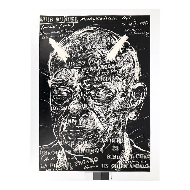 Polish Luis Bunuel The Mexican Years Film Poster after Andrezj Pągowski, 1985 For Sale