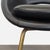 Black Pottery Barn Modern Glass Dining Set With Black Metal Table and 2 Black Chairs For Sale - Image 8 of 11