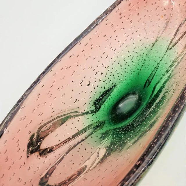 1950s Mid-Century Italian Murano Glass Bowl, 1950s For Sale - Image 5 of 9