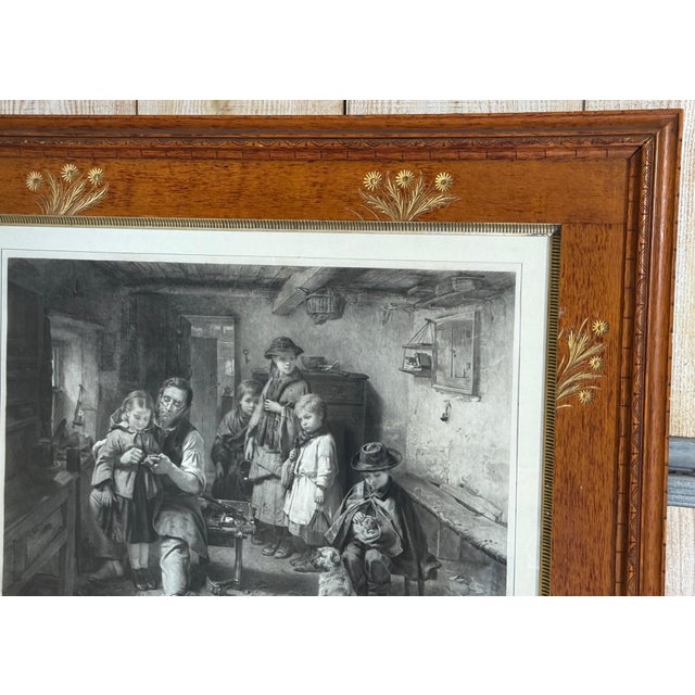 Brown Thomas Faed, “Baith Faither and Mither” Aesthetic Movement Frame, Circa 1875 For Sale - Image 8 of 14