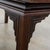 Early to Mid-20th Century Chinese Chippendale Petite Coffee Table Walnut With Black Glass Inset Top For Sale - Image 12 of 18