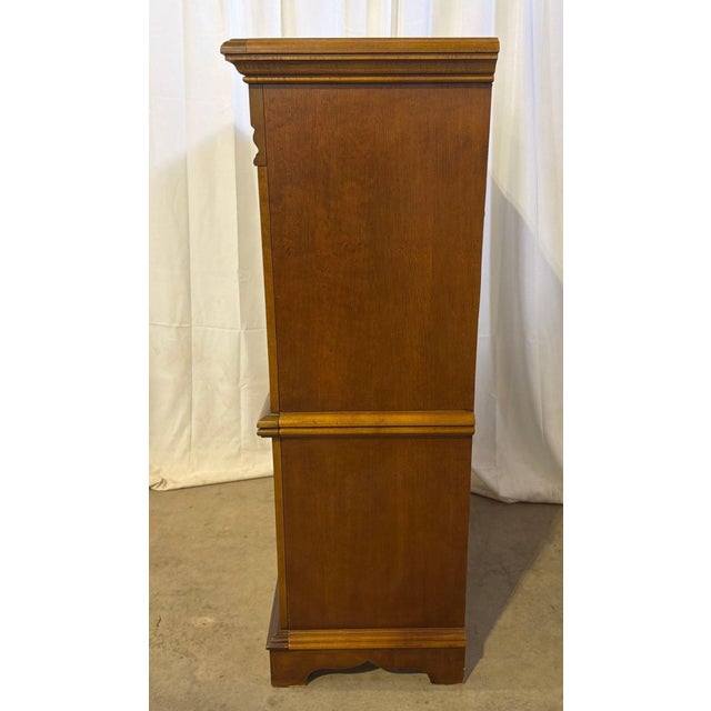 Vintage Alexander Julian Home Colours Traditional 6 Drawer Oak Chest of Drawers For Sale - Image 6 of 8