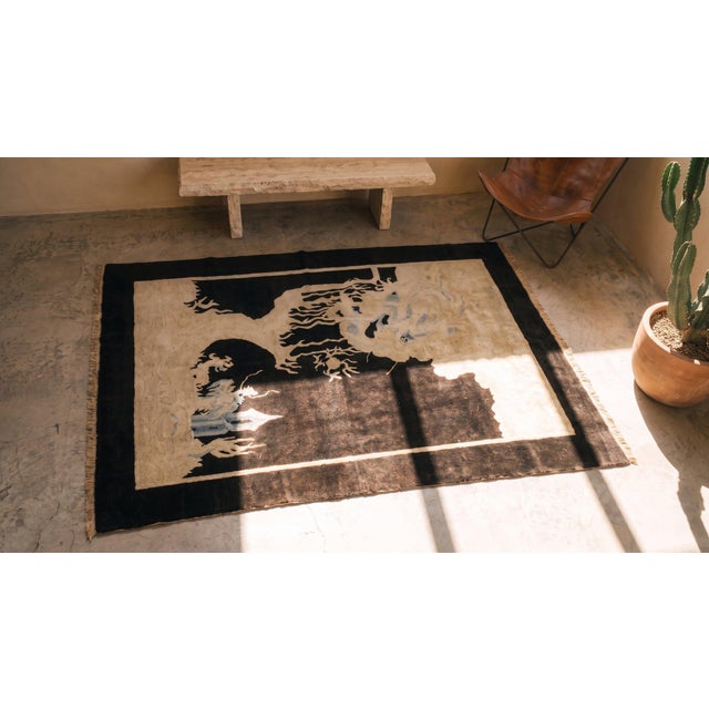 1920s Chinese Art Deco Carpet by Fette-Li Workshop For Sale - Image 11 of 12