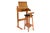 DANISH MODERN TEAK ADJUSTABLE-HEIGHT DESK AND CHAIR Circa 1960s Item # 112XHP08A A most striking adjustable-height desk or...