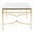 Metal Abelard Cocktail Table - Gold For Sale - Image 7 of 7