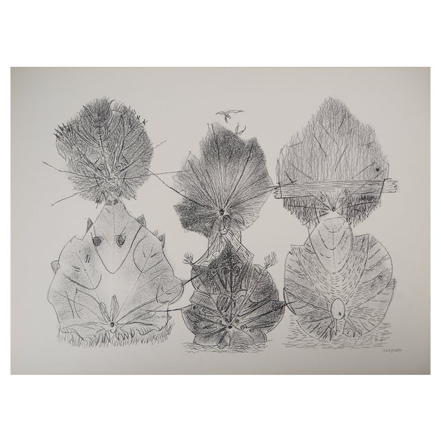 Jean-Paul Riopelle, Nelligan, Totems of Nature, Original Lithograph For Sale