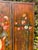 Antique Rococo French Three-Fold Hand-Painted Wood Romantic Cherub and Floral Room Divider, 1890s For Sale - Image 10 of 18