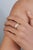 Contemporary Natural Diamond Wide Band Bombe Ring in 14k Solid Gold Size 9 For Sale In New York - Image 6 of 17