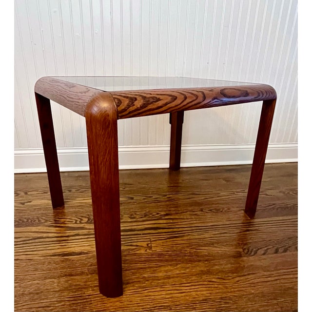 Rare vintage Mid-Century Modern side table by the Belgium manufacturer Van den Berghe-Pauvers, likely designed by Bob Van...