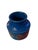 Two Aldo Londi Vases in Rimini Blue With Mettalic Clovers For Sale In Los Angeles - Image 6 of 11
