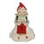 Mid Century Ceramic Singing Spaghetti Elf Christmas Bell Figurine For Sale