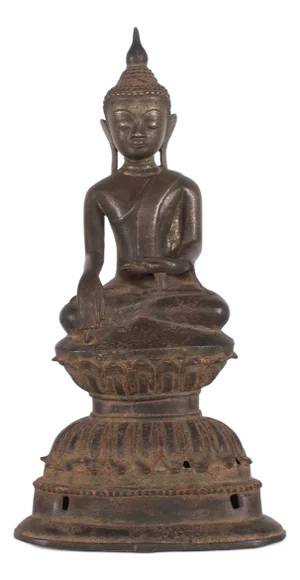 Laotian Artist, Buddha, 19th Century, Bronze