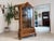 Wood Chippendale Display Cabinet, 1920s For Sale - Image 7 of 16