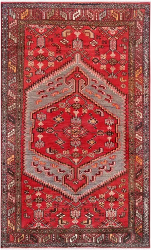 Vintage Shiraz Rust Rug, 4' 3" X 7' 2"