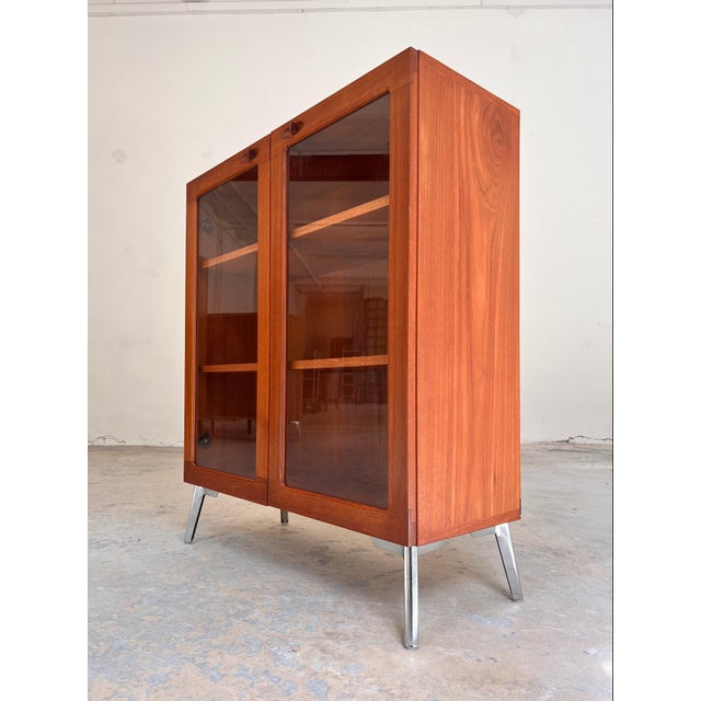 Teak Display Cabinet by H.W. Klein for Bramin For Sale - Image 11 of 11