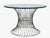Mid-Century Modern Mid 20th Century Space Age Chrome and Glass Side or Coffee Table After Platner For Sale - Image 3 of 14