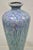 Mid-Century Modern 20th C. Mid Century Modern Ceramic Pottery Glazed Feather Pulled 20" Purple Blue Vase For Sale - Image 3 of 11