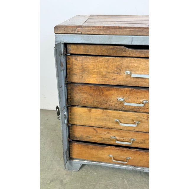 Vintage Industrial Chest of Drawers, 1960s For Sale - Image 14 of 17