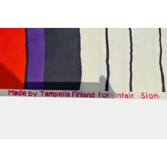 Cotton Panel by Barbara Brenner for Tampella Finland Intair Sion, Finland, 1969 For Sale - Image 12 of 16
