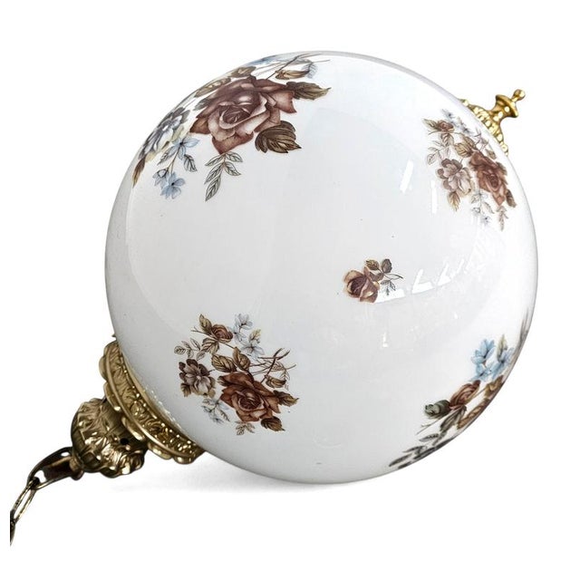 Louis XV Hall Lamps in Glass and Brass, Belgium, 1970s, Set of 2 For Sale - Image 11 of 18