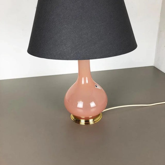 1960s Opaline Murano Glass Table Light from Cenedese Vetri, Italy, 1960s For Sale - Image 5 of 18