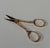 Pair of 18th century sewing scissors in 18k yellow gold (750/1000) For Sale - Image 4 of 7