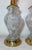 1990s Large Pair of Quality Vintage Brass Cut Crystal Electric Table Parlor Lamps For Sale - Image 9 of 11