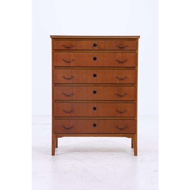 Mid-Century Teak Chest of Drawers, 1960s For Sale - Image 11 of 11