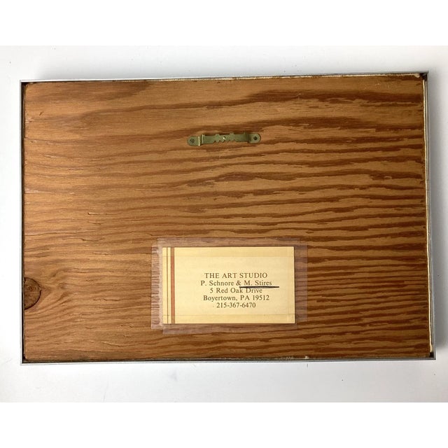 Green Late 20th Century American Impressionist Landscape Oil Painting by Midge Stires For Sale - Image 8 of 10