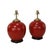 The lamp bodies are in the traditional Ginger Jar style, with rounded and full lines, adorned with exquisite hand-painted...