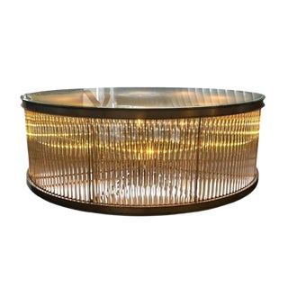 Glass Rod Lighted Coffee Table by Timothy Oulton For Sale