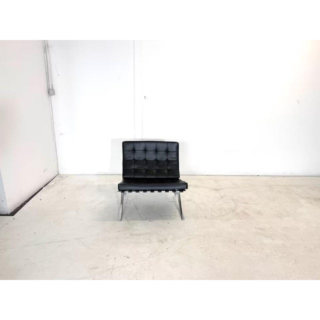 Leather Barcelona Chair by Ludwig Mies van der Rohe for Knoll Inc. For Sale - Image 16 of 16