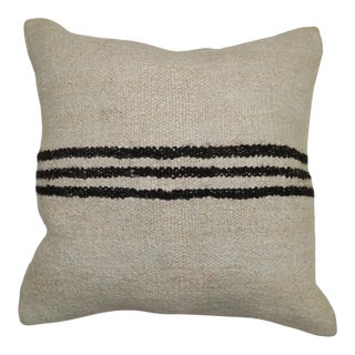 Striped Kilim Pillow For Sale