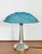 1920s Art Deco Table Lamp with Hammered Metal Base and Glass Shade from Verrerie d'Art Degué, France, 1920s For Sale - Image 5 of 11