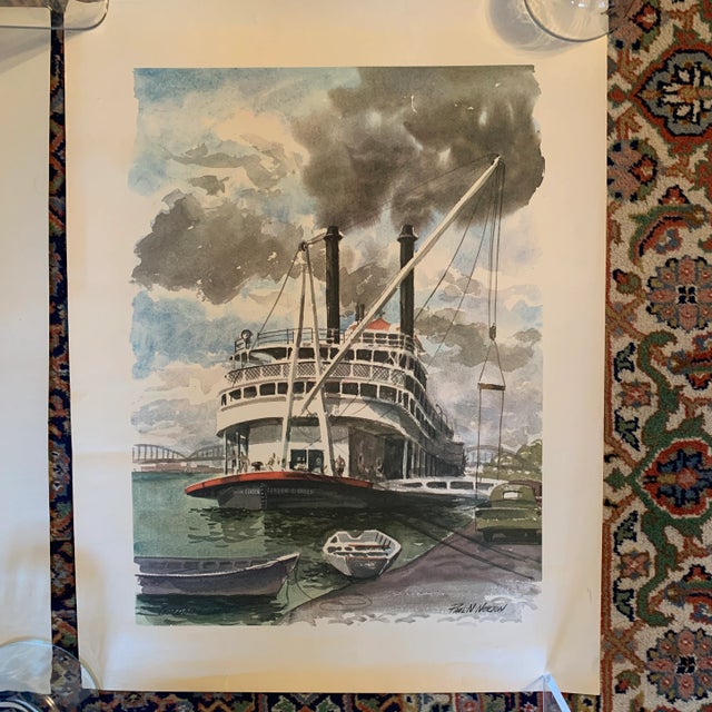 Mid 20th Century Architectural and Coastal Prints - Set of 3 For Sale In New York - Image 6 of 13