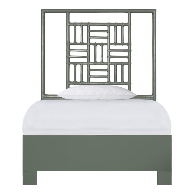 Finn Platform Bed Twin - Evergreen For Sale