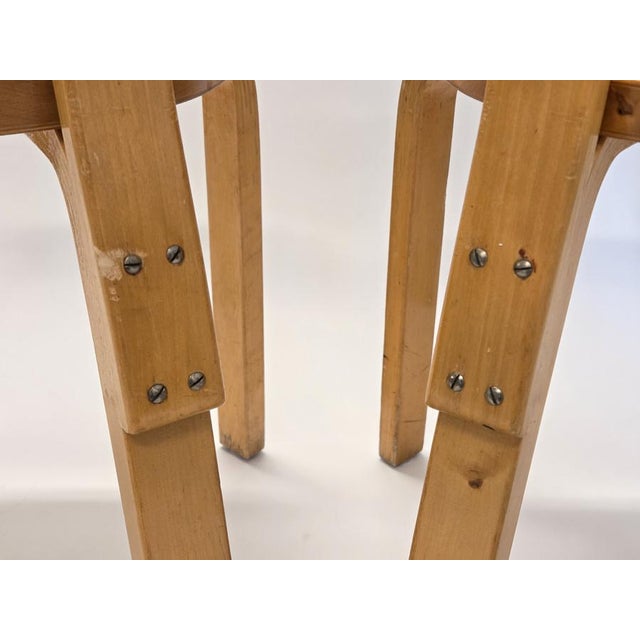 Model 69 Chairs by Alvar Aalto for Artek, Finland, 1950s, Set of 2 For Sale - Image 11 of 17