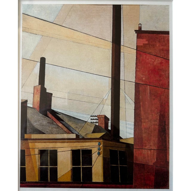 Charles Demuth Framed Print ‘From the Garden of the Chateau’ For Sale - Image 4 of 5