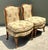 Vintage Palm Print Fabric Slipper Chairs - Pair For Sale - Image 11 of 12