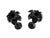 Fitz & Floyd Japan Black Palm Tree Candle Holders Mid-Century Modern Ceramic Sculptural Candlesticks - Pair For Sale - Image 4 of 7