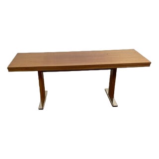 Vintage Coffee Table with Chrome Legs, 1970s For Sale