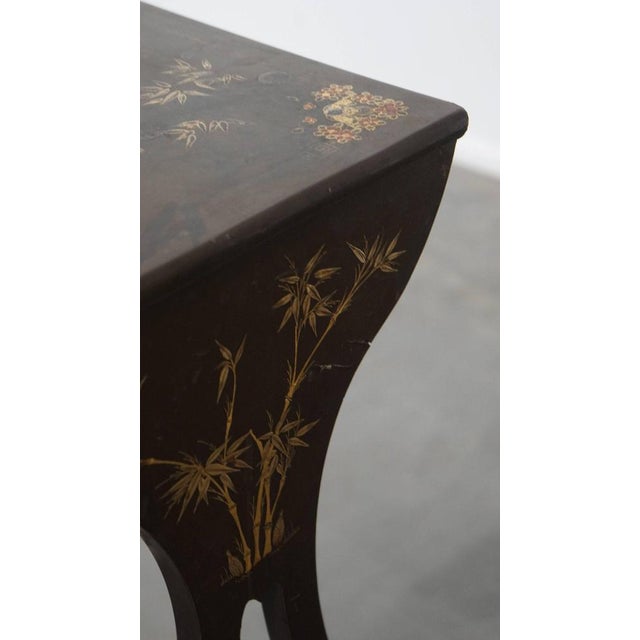 Japanese Lacquered Side Tables, Set of 2 For Sale - Image 11 of 13