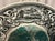 Antique French Faience Black & White Transfereware Plate With Green Pastoral Landscape For Sale In Dallas - Image 6 of 7