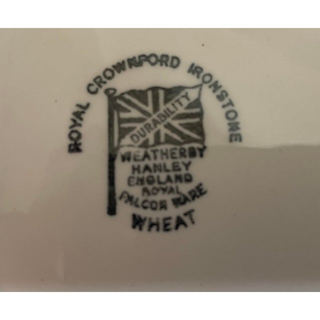 American Vintage English Ironstone Platter - Royal Crownford For Sale - Image 3 of 4