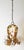 Flower Basket Chandelier with Amber Color Crystals, 1950s For Sale - Image 10 of 18