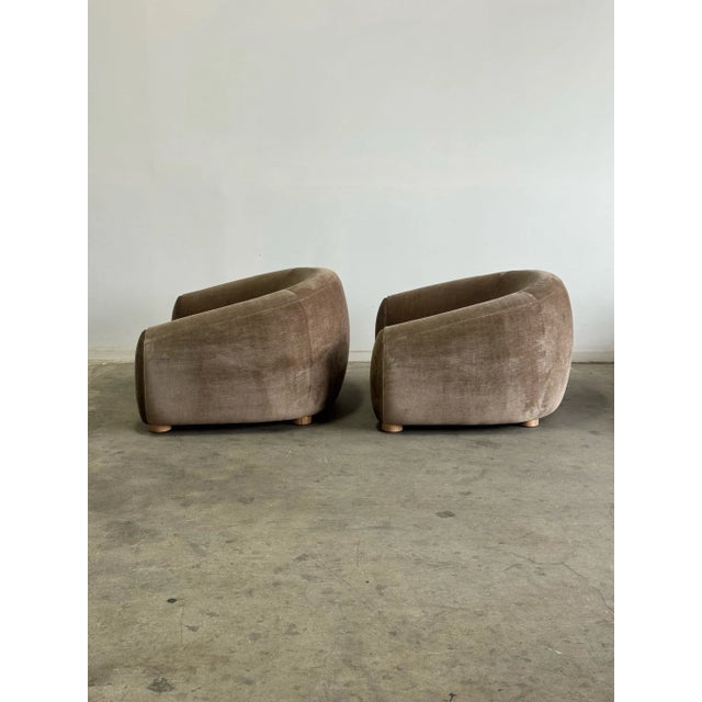 Mid-Century Modern Vintage Custom Royere Style Loungers -Pair For Sale - Image 3 of 8