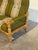 Mid 20th Century Vintage Danish Oak Sofa in Style of Henning Kjærnulf Green Striped Upholstery Mid Century For Sale - Image 5 of 10