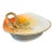 Nippon Vintage Hand Painted Japan Trinket Candy Dish With Gilded Handle For Sale